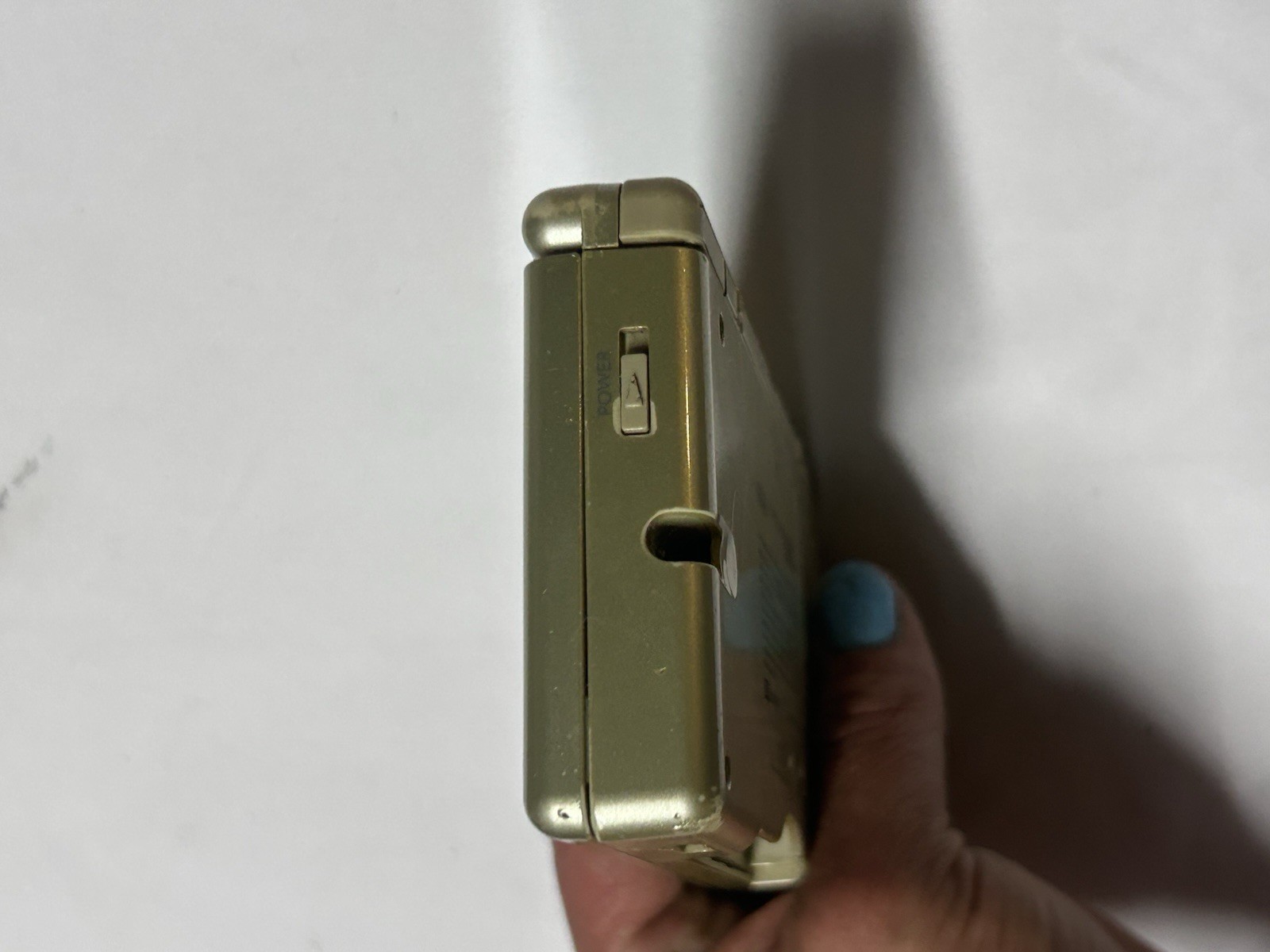 Nintendo DS Lite Console Zelda edition 001 Triforce Working For Parts Or Repair