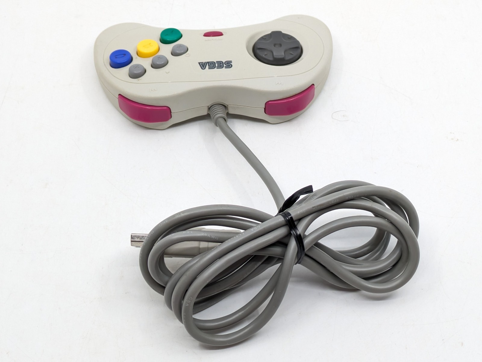 Sega Saturn White Console HST-3220 NTSC-J Japan Tested w/ Controller & Cables