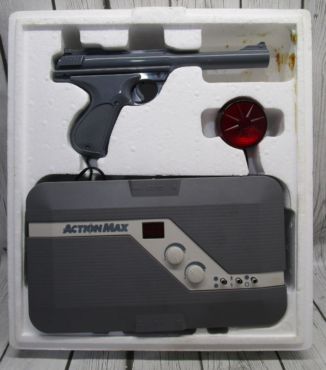 1987 ACTION MAX The First Real Action Game System W/ Sonic Fury Game WOW