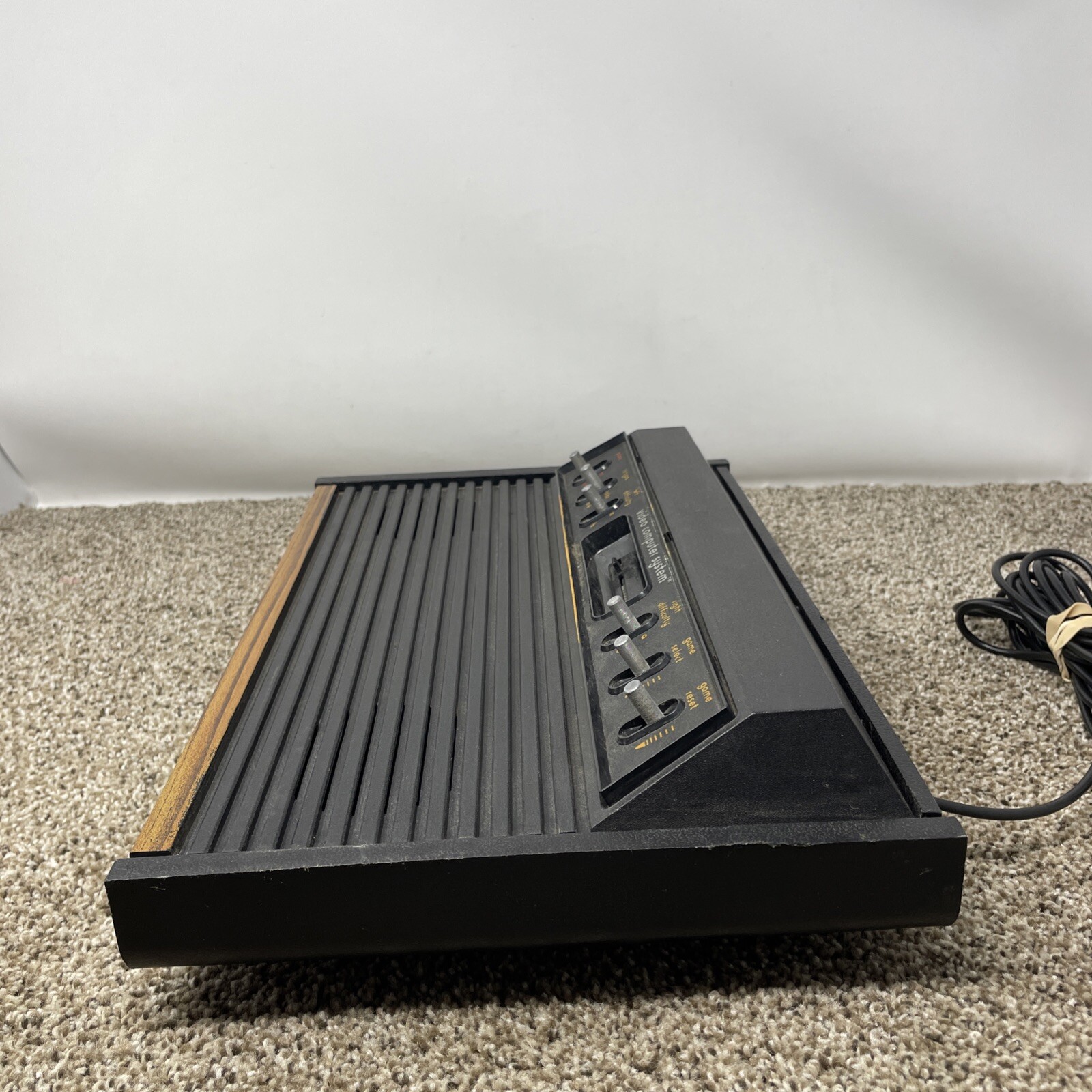 Atari 2600 Heavy Sixer Console In Box Chess Piece Box Tested Works READ
