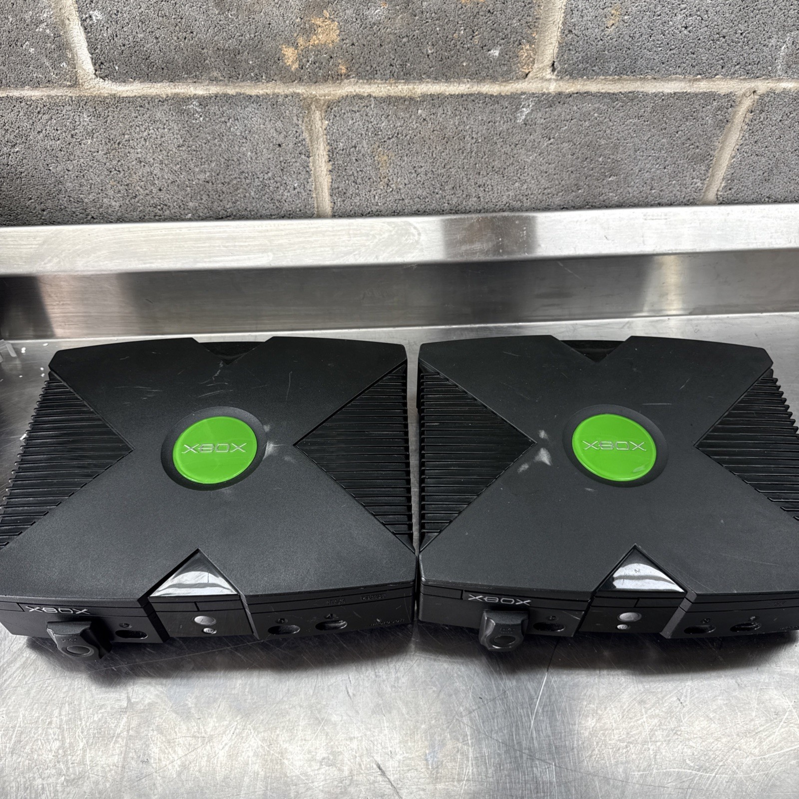 Lot of 2 Original Microsoft Xbox Consoles UNTESTED/FOR PARTS/REPAIR