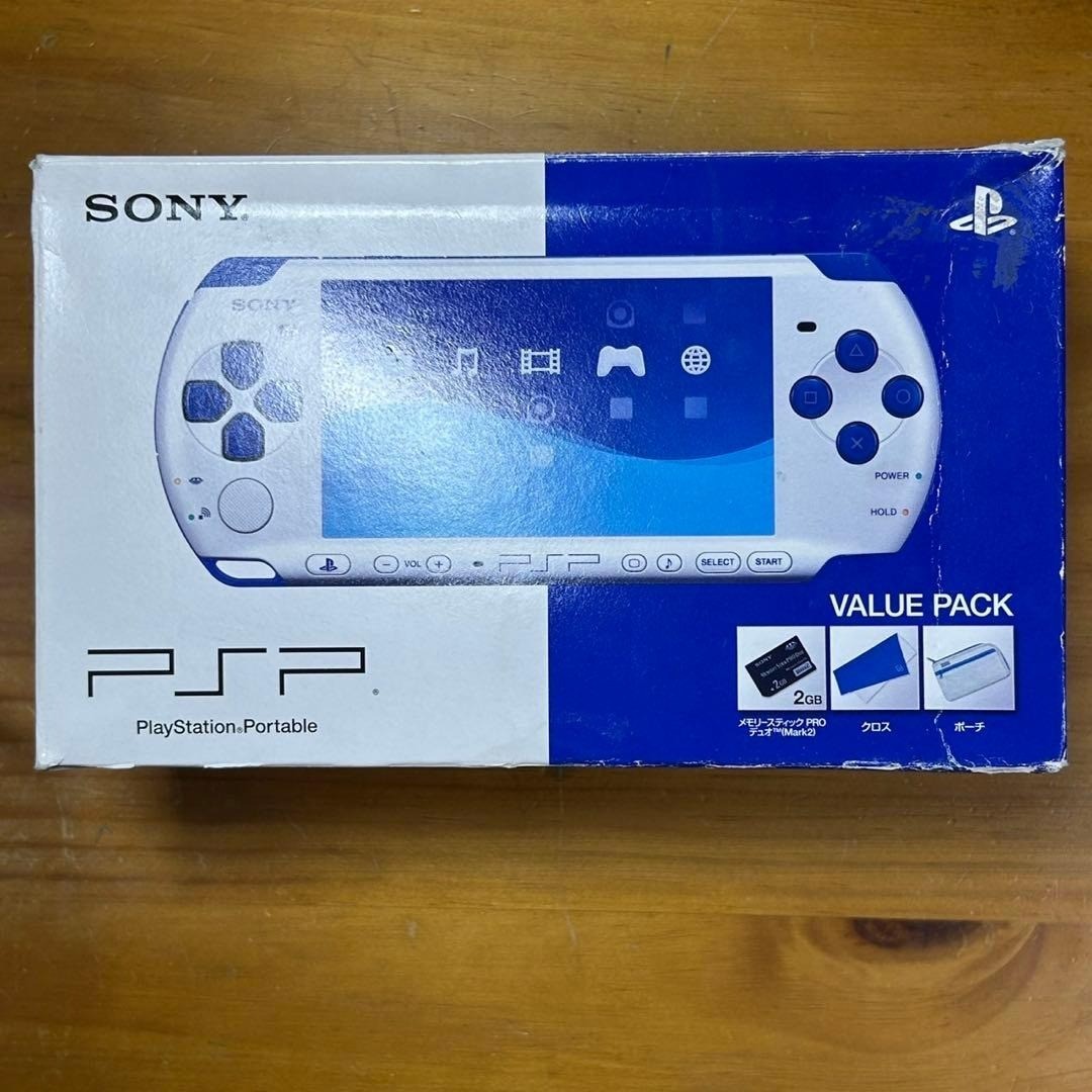 PSP 3000 Value Pack White/Blue 6282 From Japan