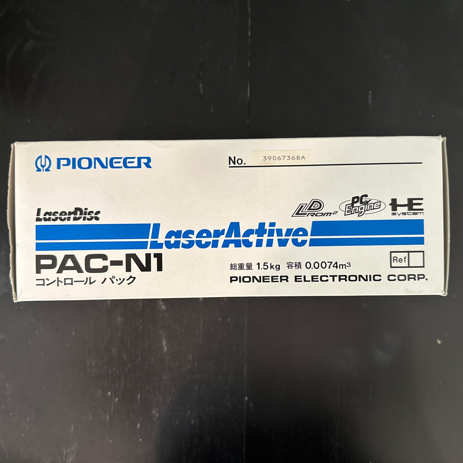 Pioneer Laser Active PAC-N1 PC Engine PC Engine Duo, Recapped, Tested, READ!