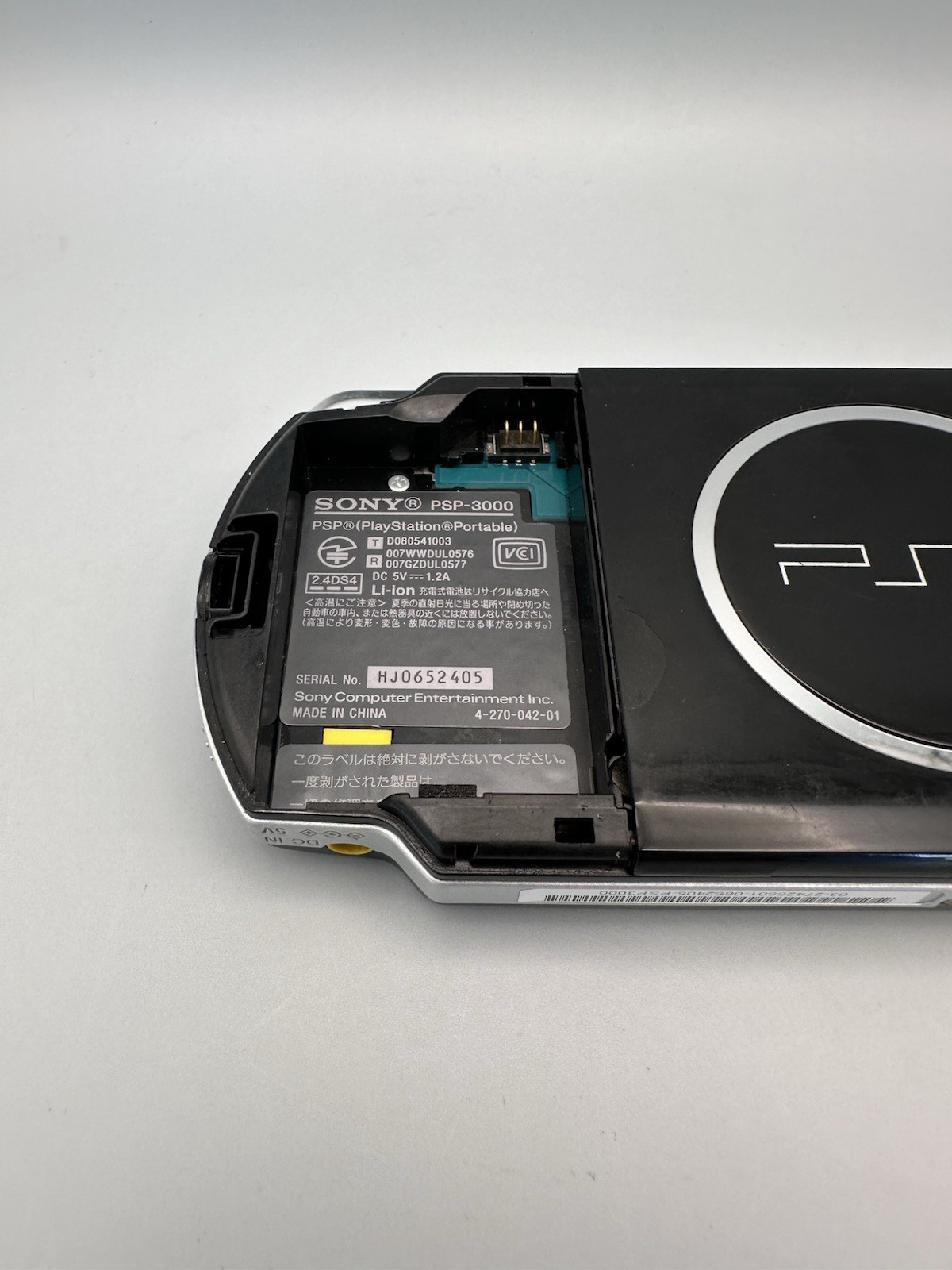 Sony PSP-3000 Piano Black Crisp Screen Tested + New Battery, Charger