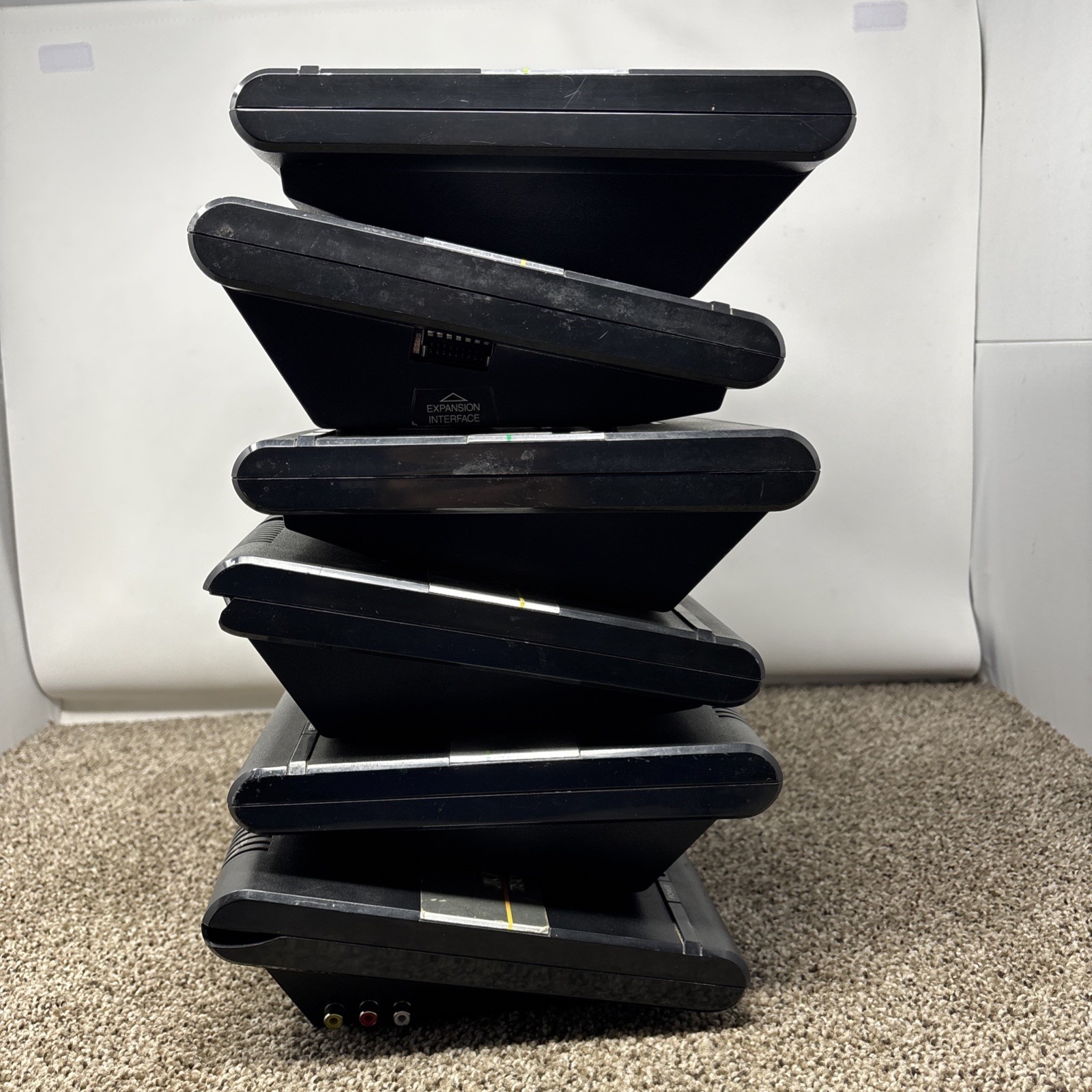 Atari 7800 Consoles Lot For Parts Or Repair Lot Of 6