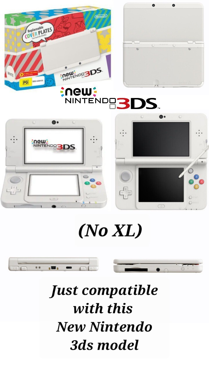 New Nintendo 3ds (No XL) 2015 Edition Pokemon Rubi / Saphire Replacement Shell