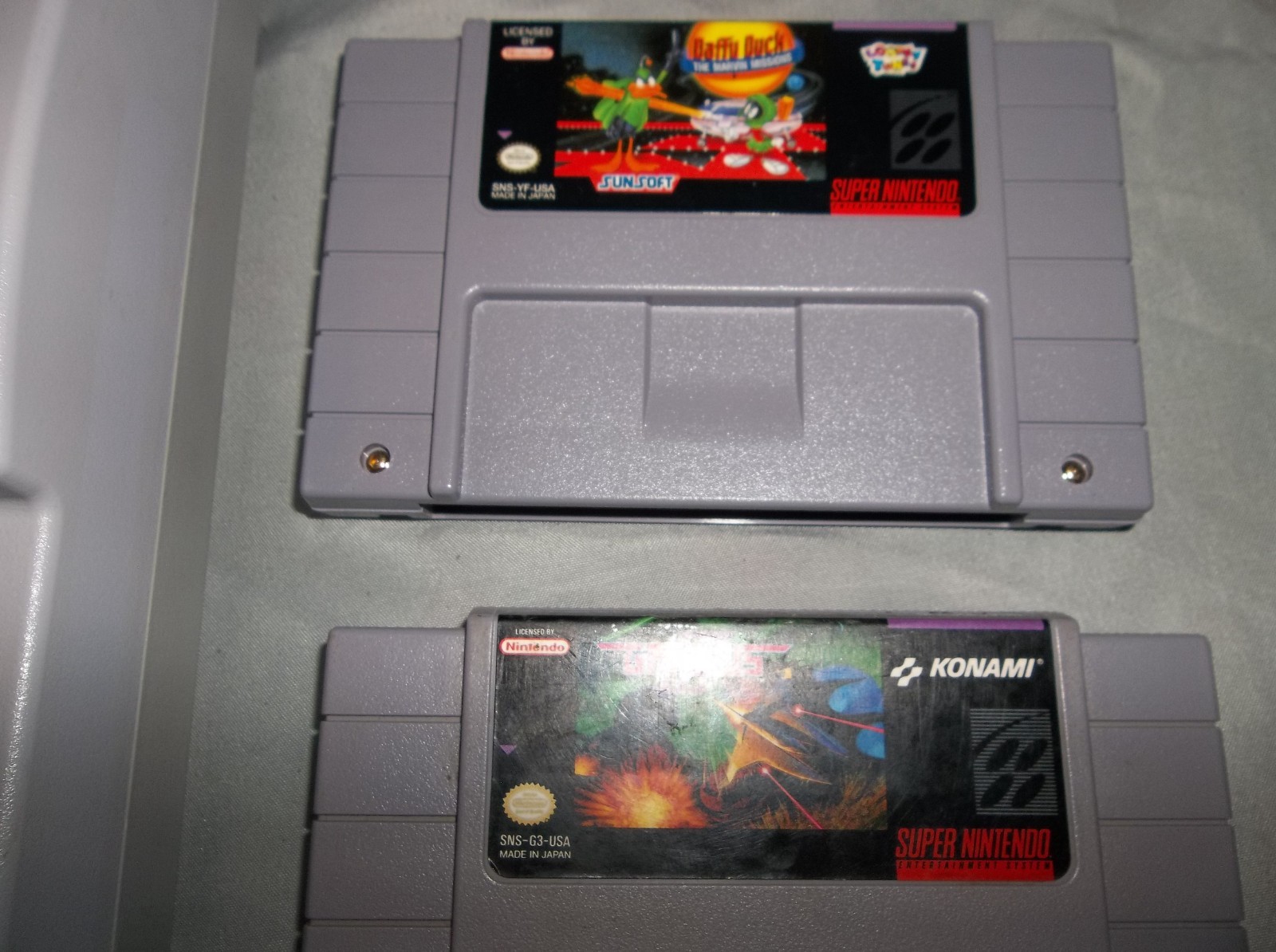 SUPER NES CONSOLE W/4 GAMES*TESTED