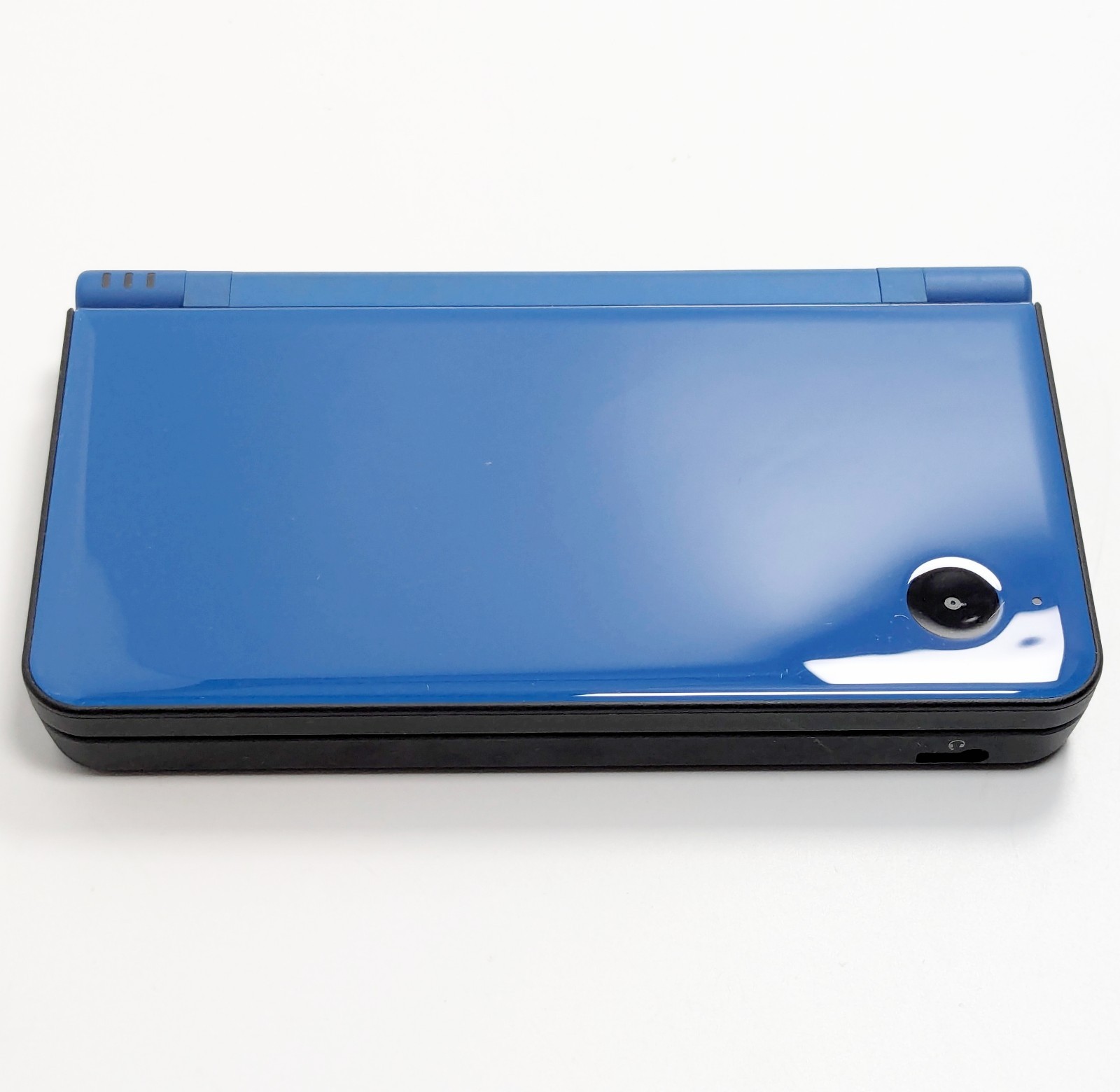 Nintendo DSi XL Works Damaged Screen NO BATTERY Midnight Blue AS IS For fix