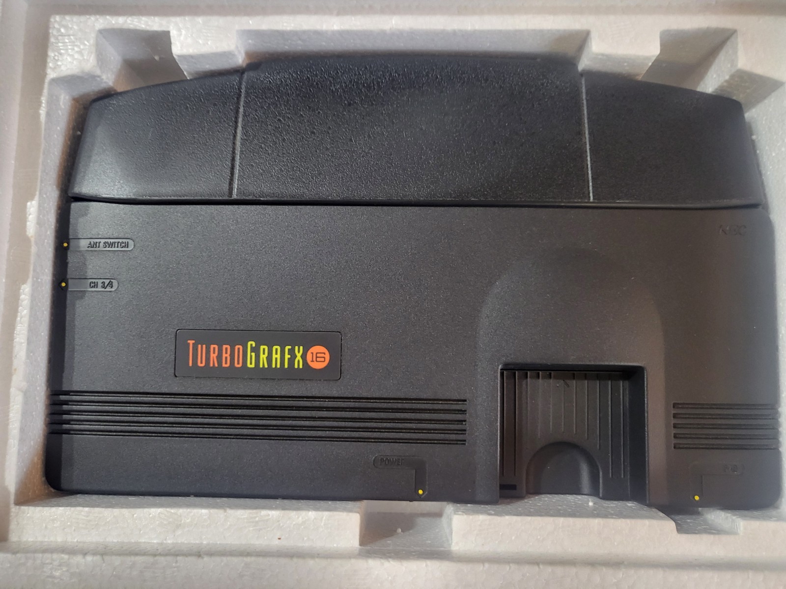 NEC TurboGrafx-16 Console Box Keith Courage Alien Crush MISSING POWER ADAPTER