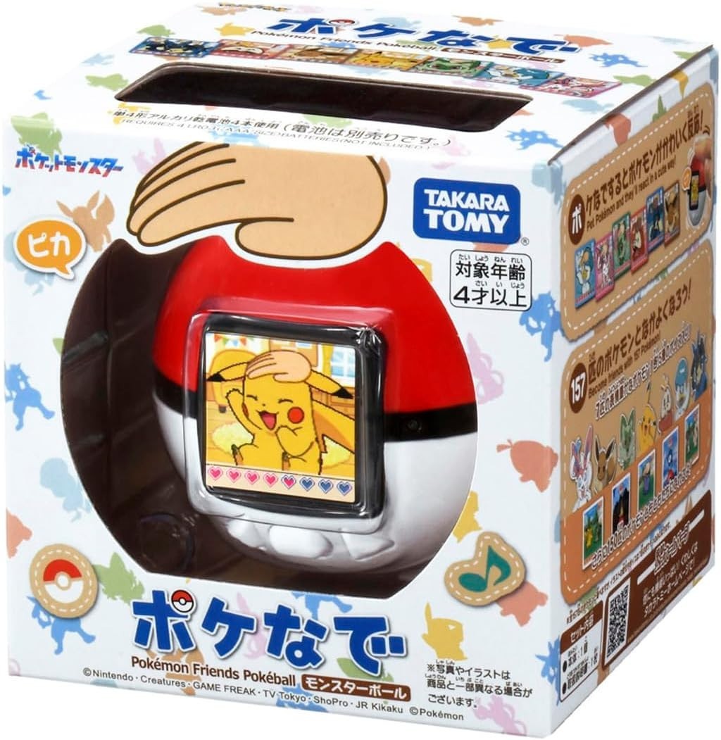 Takara Tomy TAKARATOMY Pokemon Poke-Nade Monster Ball English/Japanese New