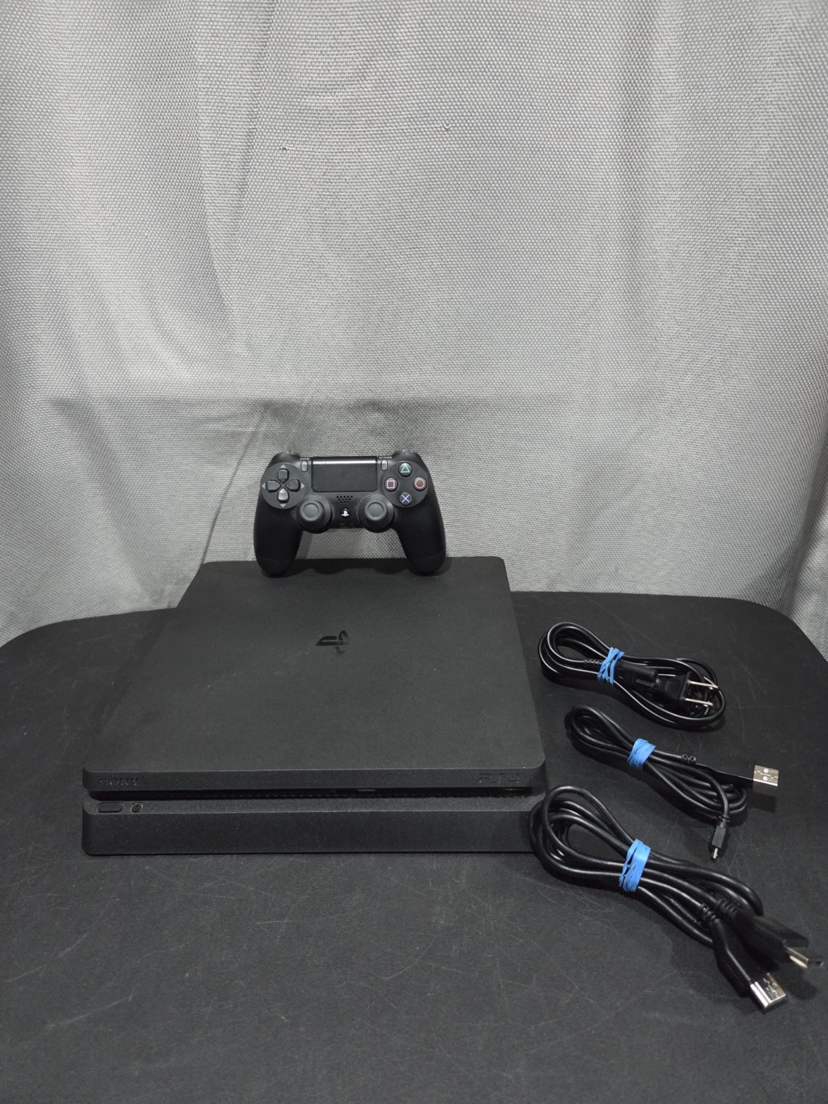 Sony PlayStation 4 Slim 1TB Black PS4 Console CUH-2215B with Controller Tested