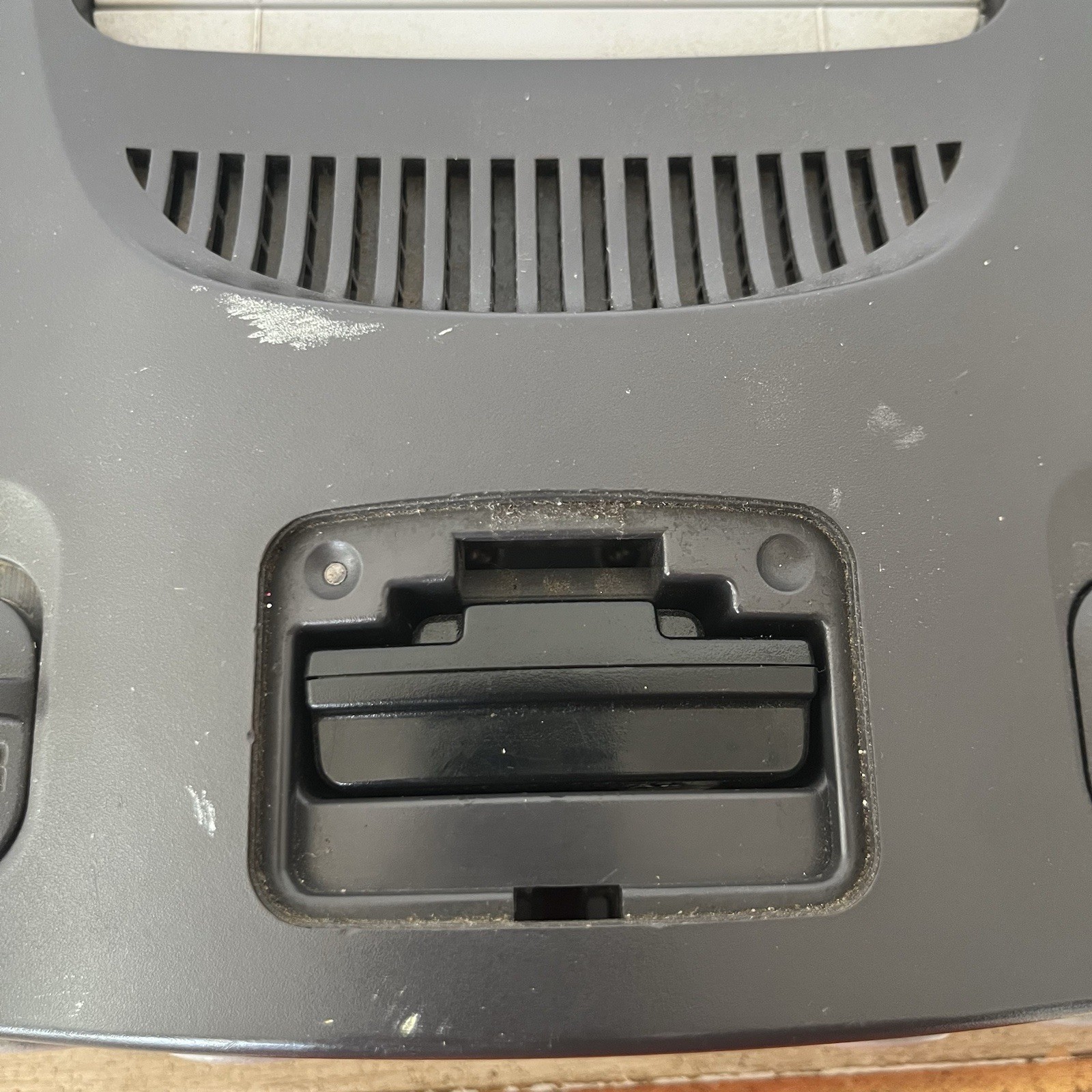 Nintendo 64 NUS-001 Console + Power AV Cables Tested Working N64