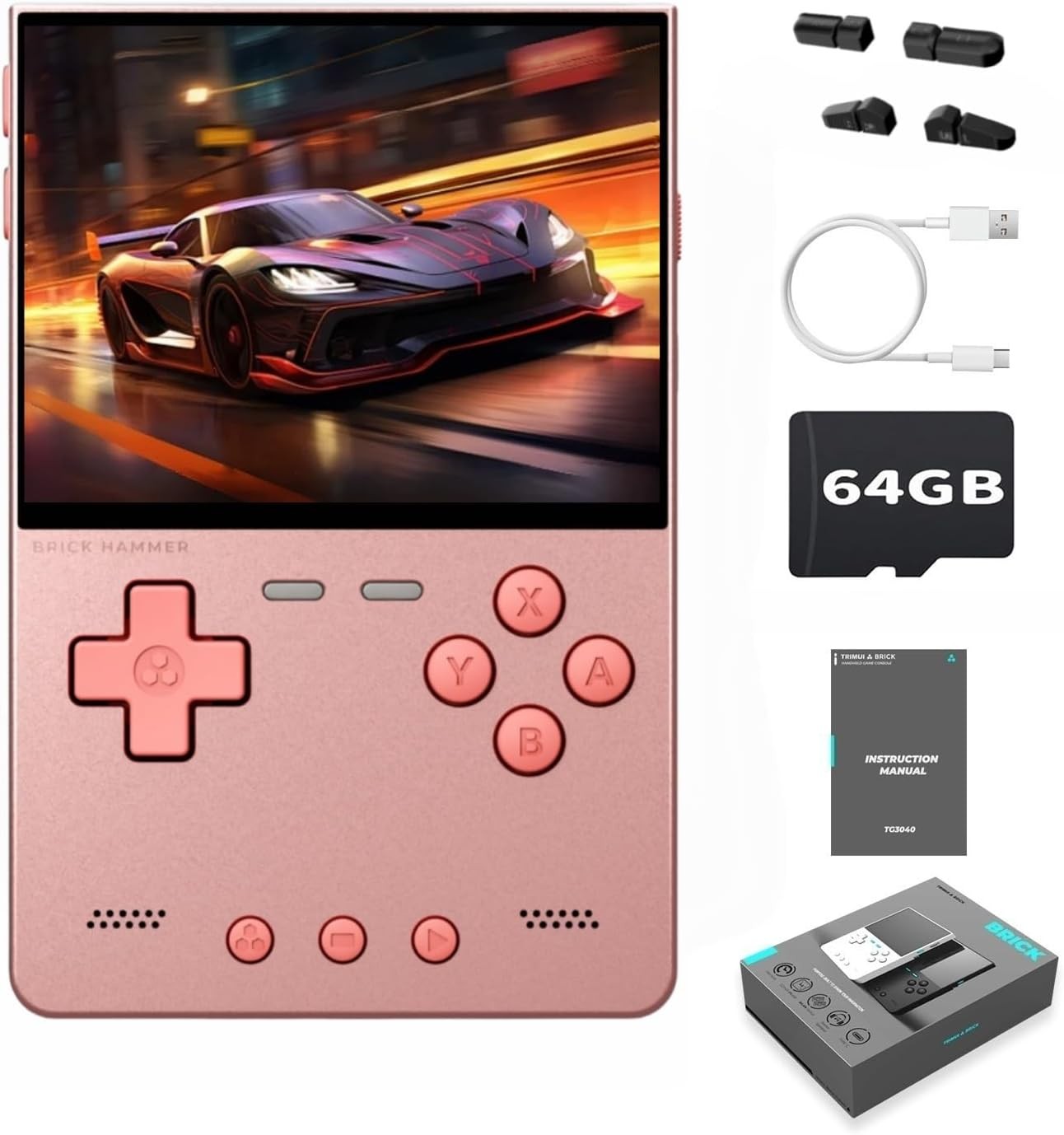 Trimui Brick Metal Pink 3.2 IPS 3000mAh