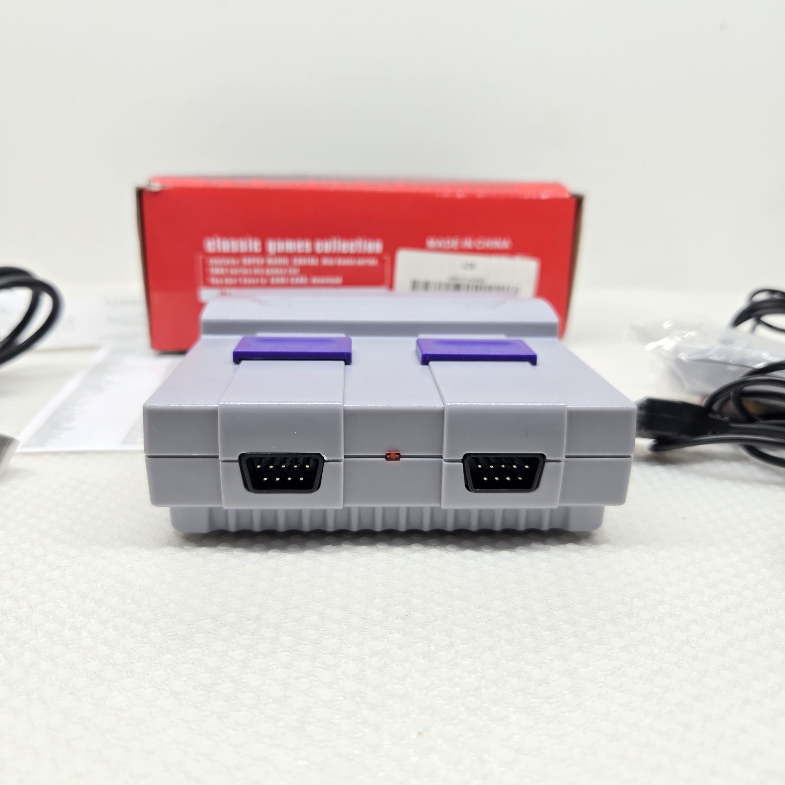 Super Mini SN-02 Game Console 821 Built-In Classic Games 2 Controllers PLZ READ