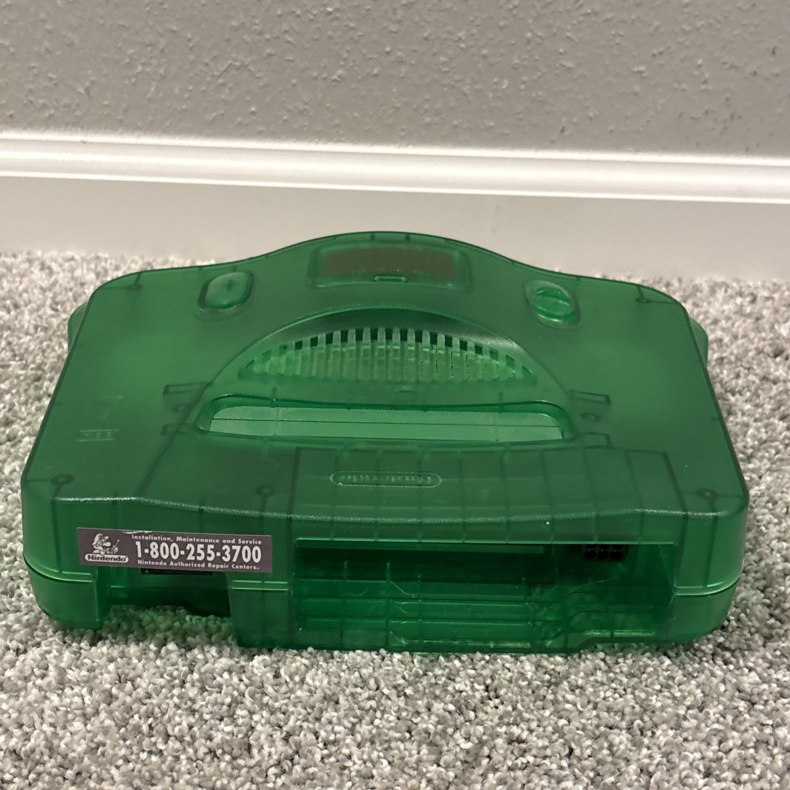 Nintendo N64 Jungle Green Console W/ OEM Controller, Expansion Pack, REGION FREE
