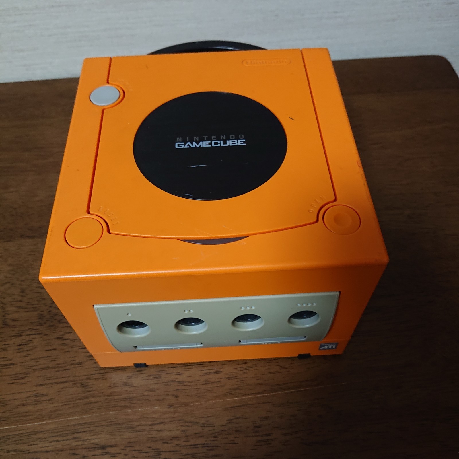 Nintendo Game Cube Orange NTSC-U/C US/Canada Console Only operation confirmed