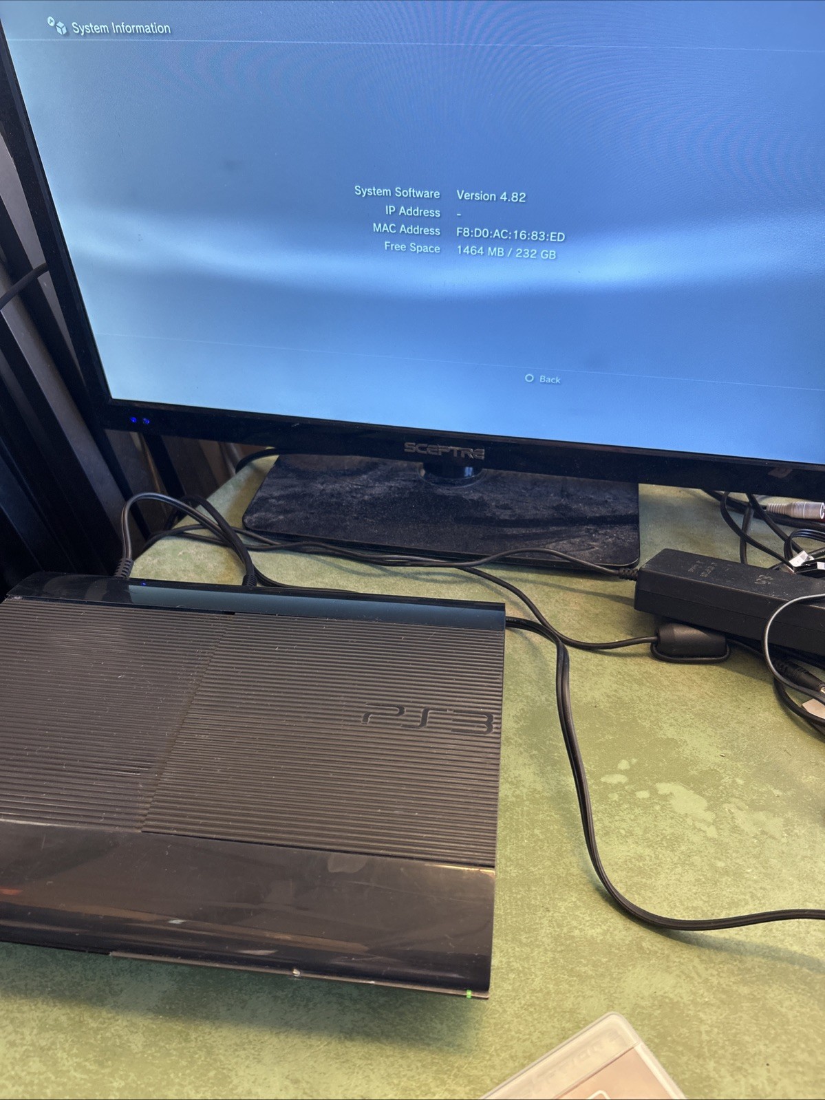 Sony PlayStation 3 (CECH-4001b) PS3 250GB Super Slim Console Only Black
