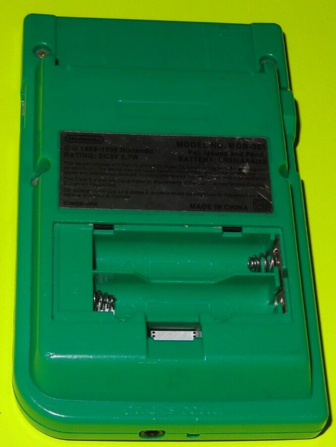 Nintendo Game Boy Pocket – Green, TESTED No Battery Cover