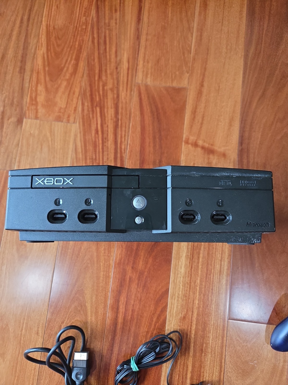 Microsoft Classic Xbox Video Game Console W/ Accessories & 2 Controllers