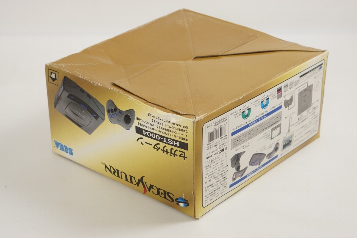 Sega Saturn GREY Console Boxed HST-3210 Tested System JAPAN -NTSC-J- AD51041950