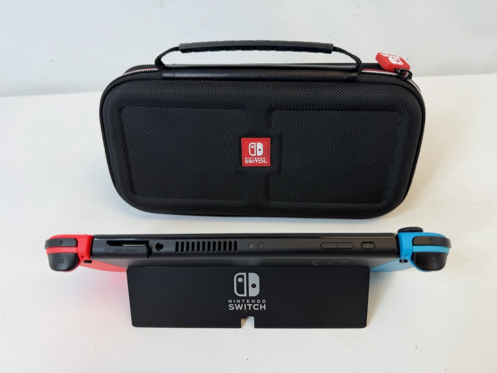 Nintendo Switch HEG-001 Console Gaming System Blue & Red Neon