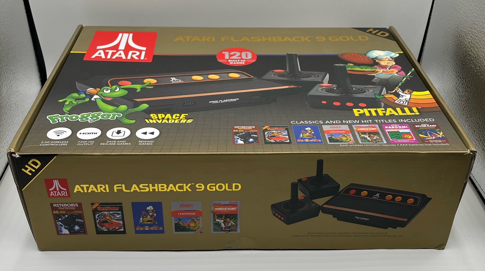 Atari Flashback 9 Gold Console with 120 Built-in Games