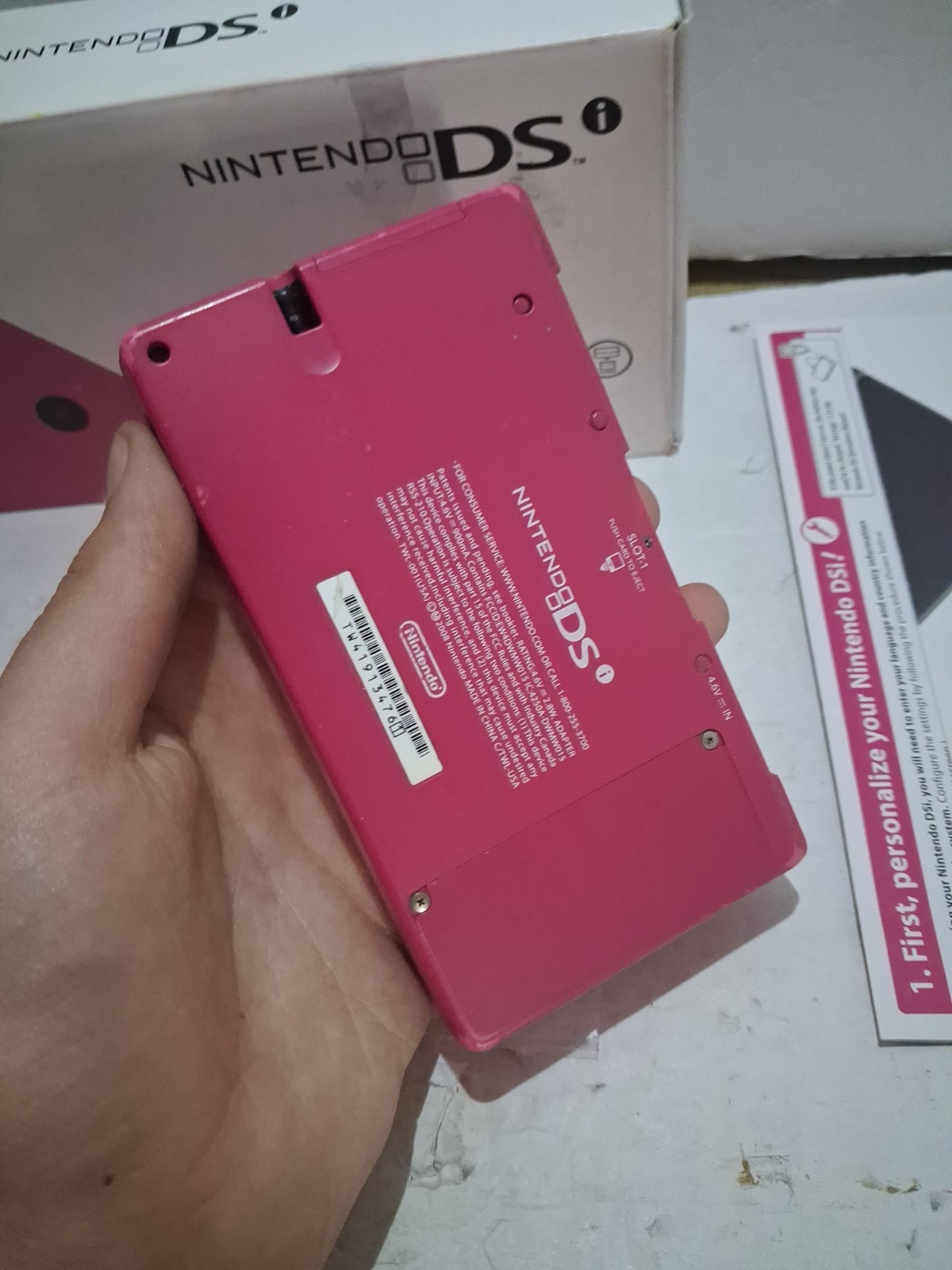 Nintendo DSi Pink Handheld System In Box