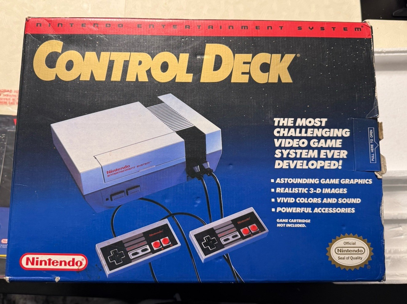 Nintendo Entertainment System NES Control Deck Console CIB – *UNTESTED*