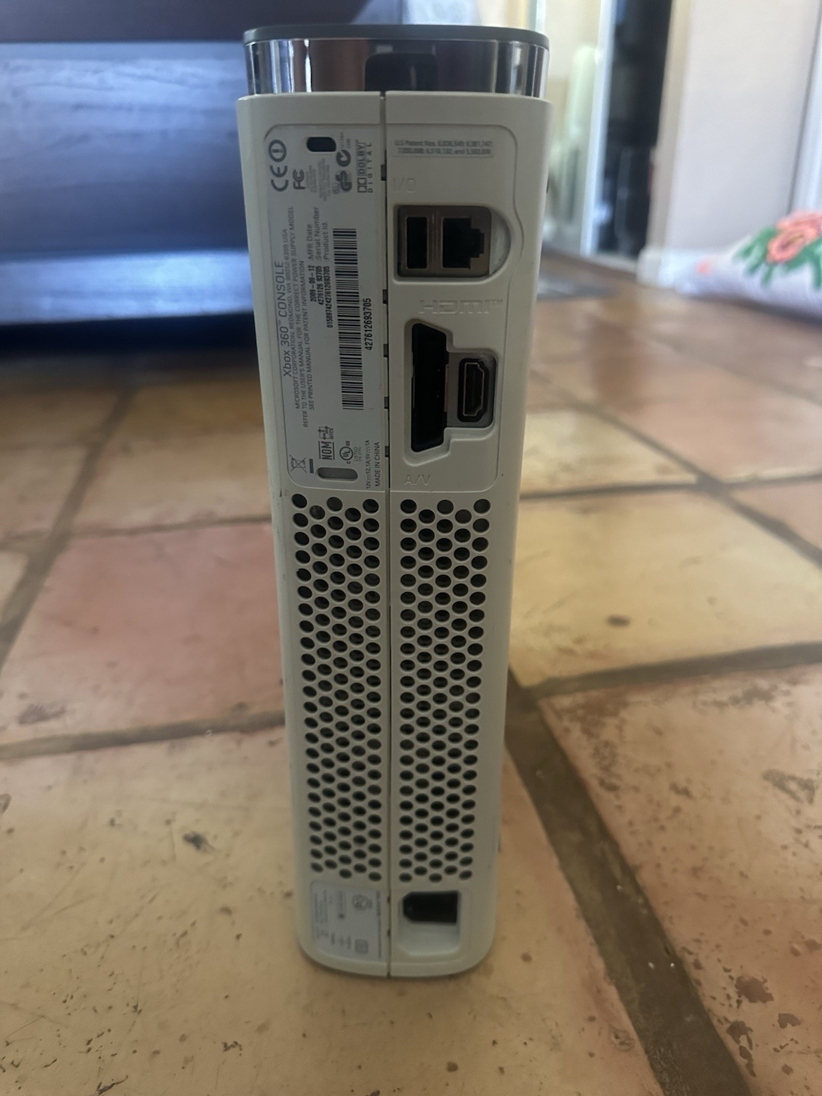 Microsoft Xbox 360 White Console Only – Tested Working – No Power Cable (3)