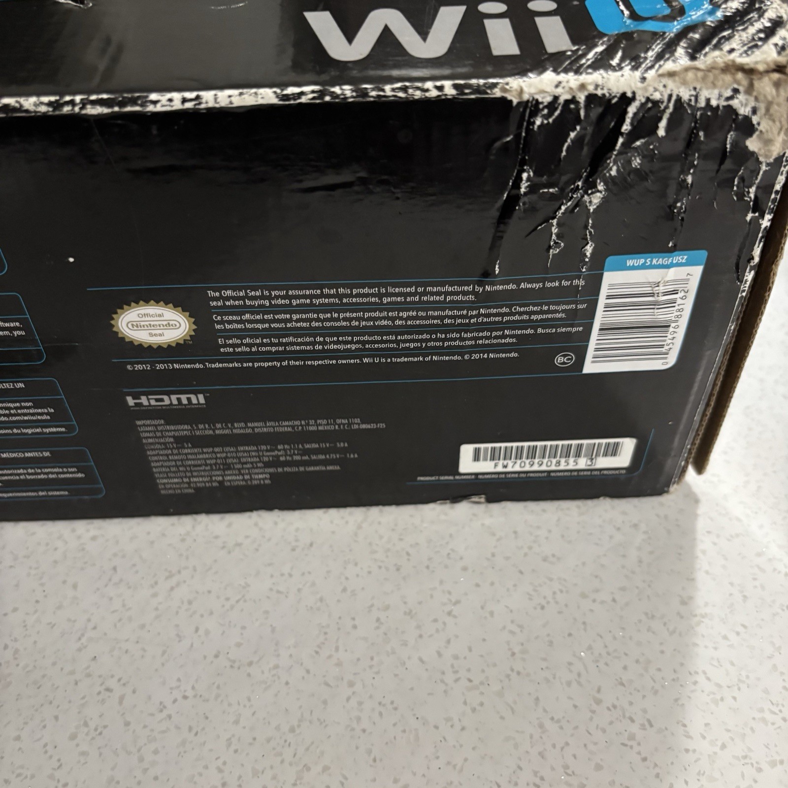 Nintendo Wii U 32 GB Super Mario 3D World Deluxe Set Tested