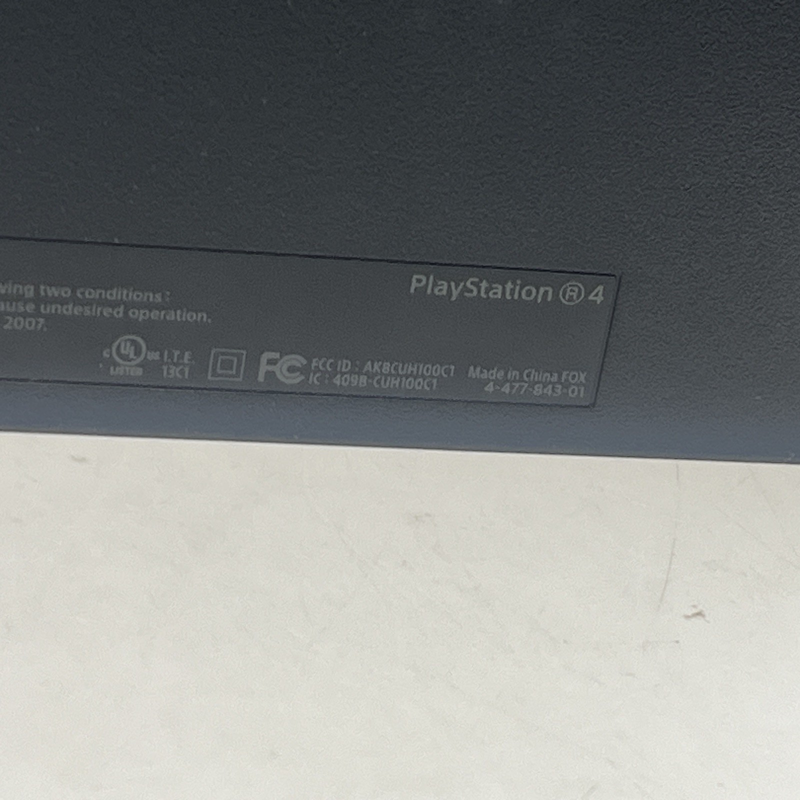 Sony Playstation 4 Ps4 Jet Black 500 GB In Original Box W Controller See Pics