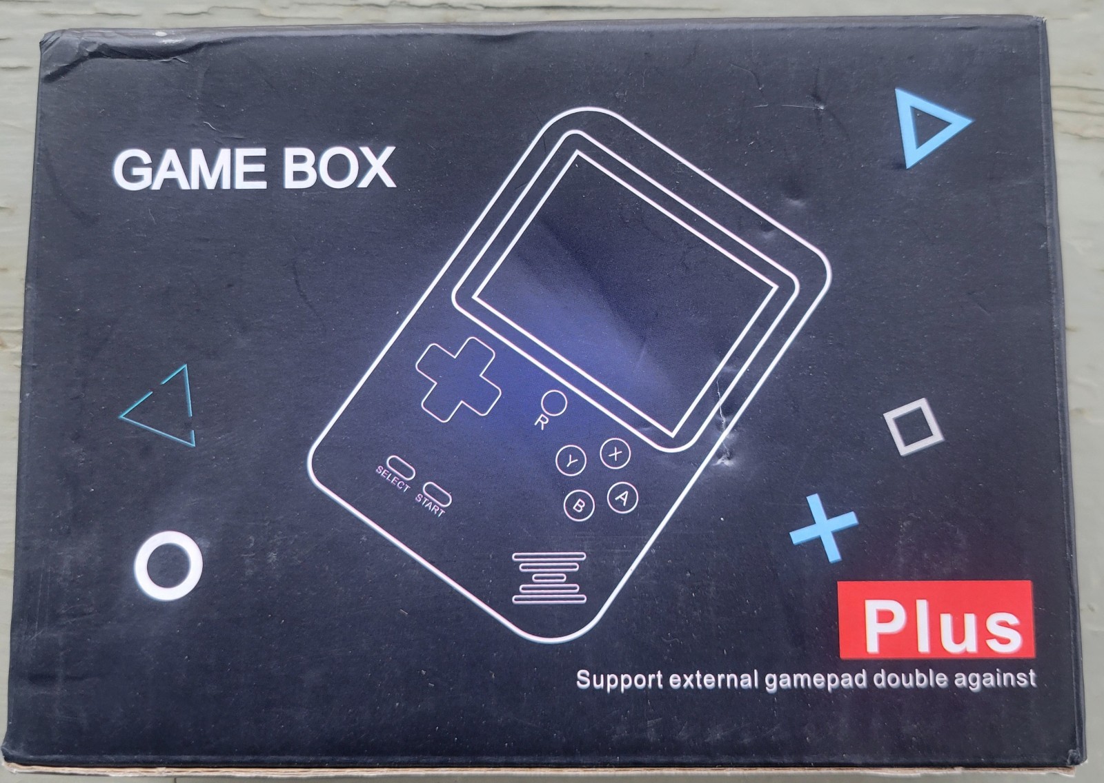 Game Box Plus Digital Game System with Rechargeable Battery and AC Adapter