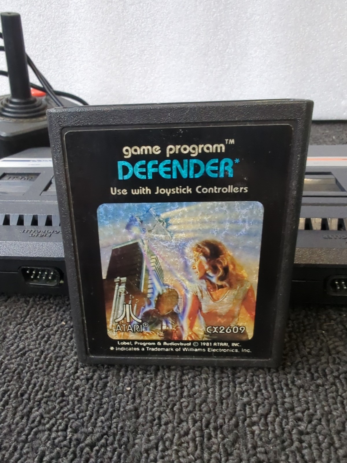 Atari 2600 Jr. Rainbow Console Bundle with 10 Games! Tested Works