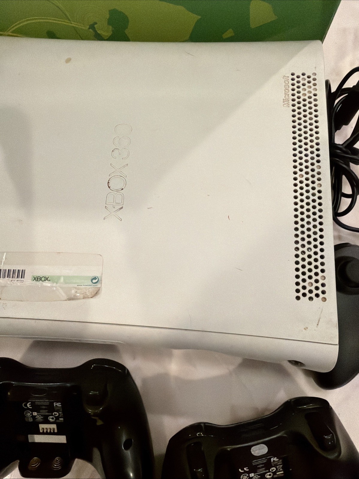Xbox 360 Arcade White Console Complete CIB Box Sealed Manual Tested Working
