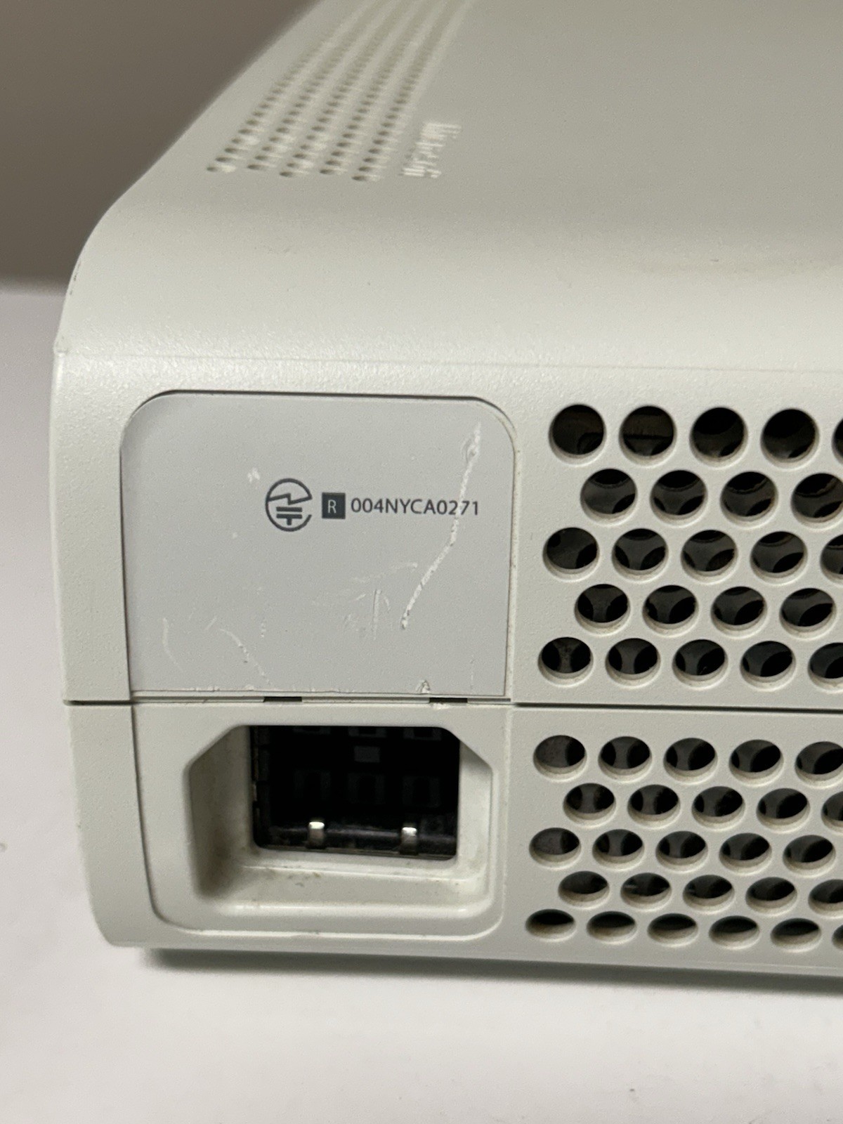 Untested Xbox 360 White Console, Microsoft For Parts Only