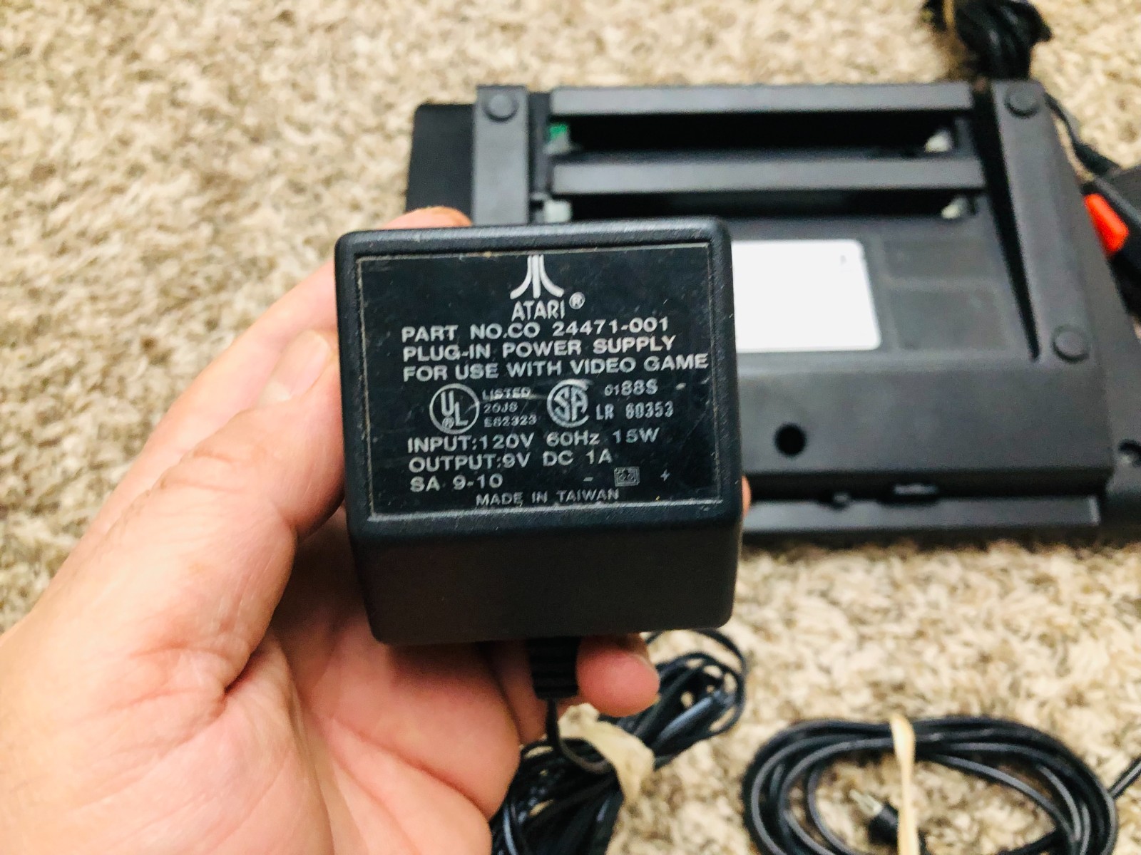 Atari 7800 Console with 1 Proline Controller Cleaned and Tested Working
