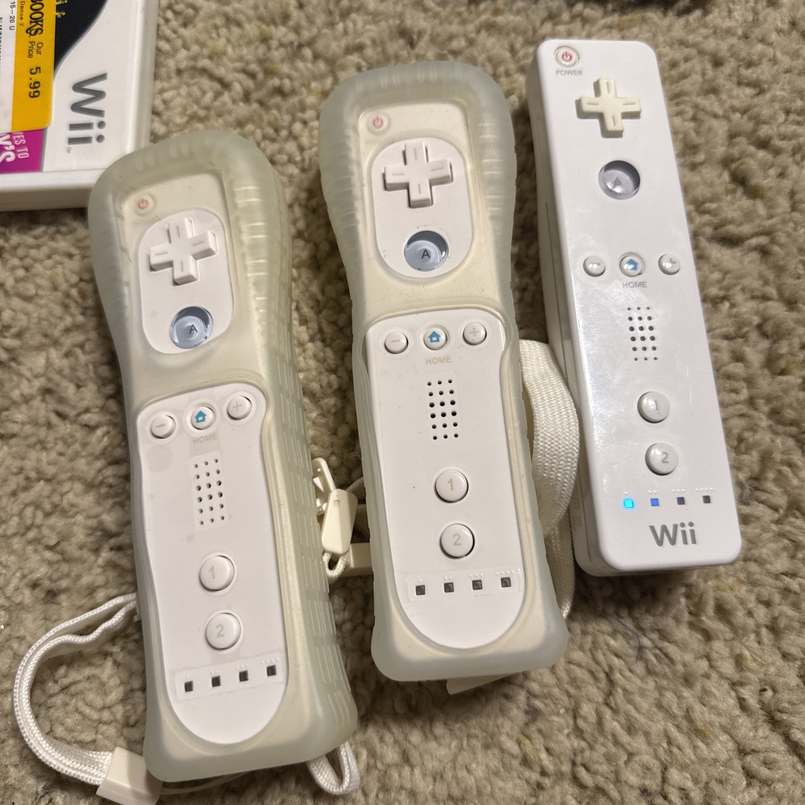 Nintendo Wii Bundle Tested Mario All-Stars Wii Sports 3 Remotes 9 Games