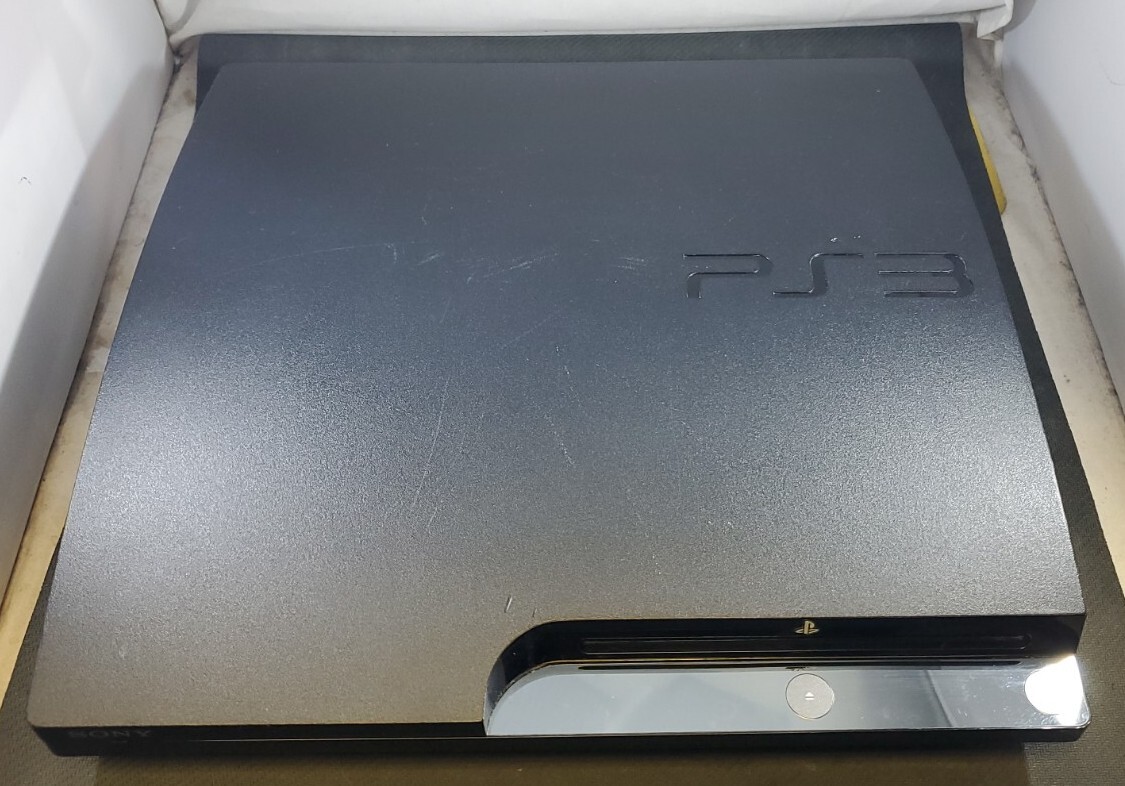 Sony Playstation 3 Slim (PS3) 160 GB Console w/Hookups & Controller, Tested #1