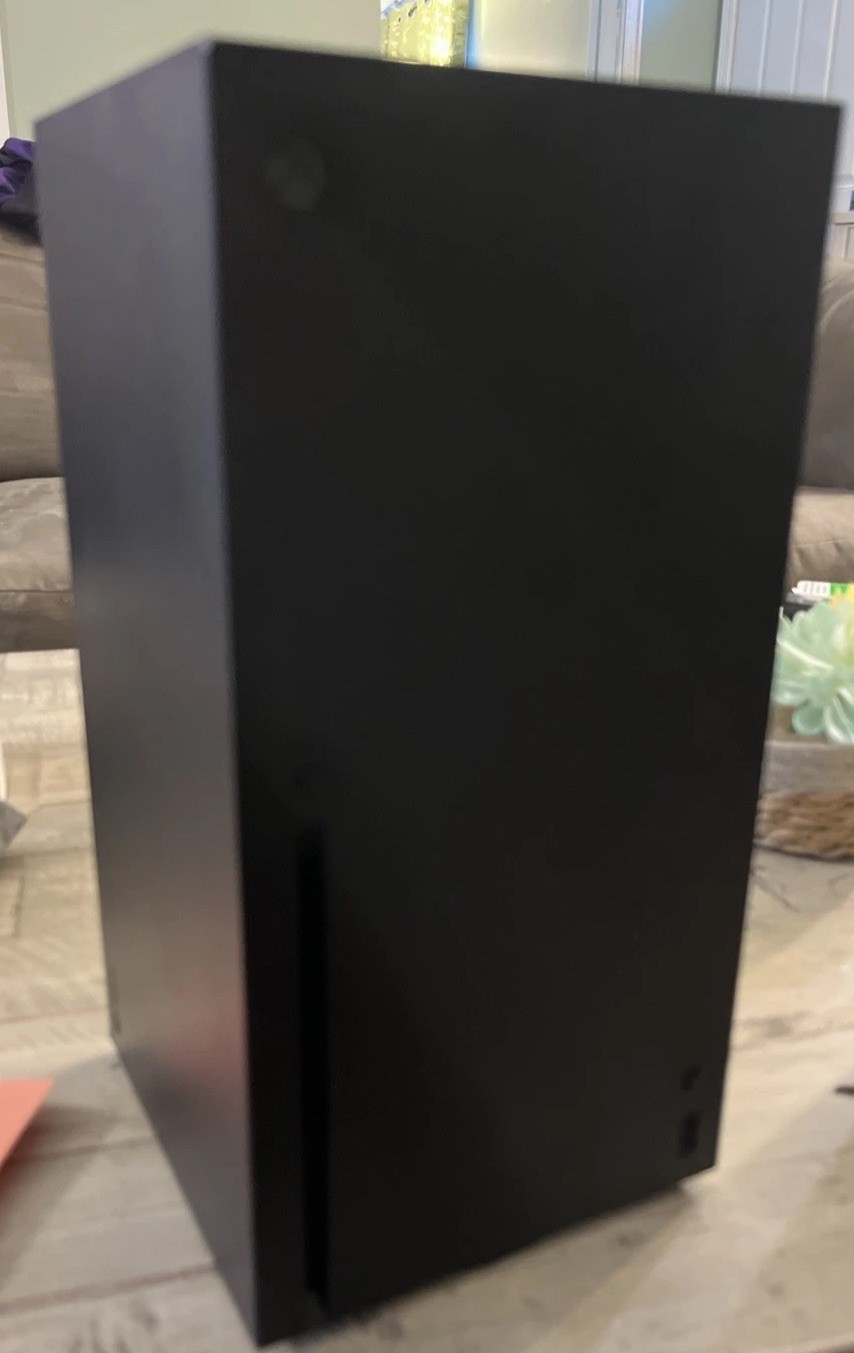 BROKE Microsoft Xbox Series X 1TB Console Only Carbon Black NVR OPENED NO POWER