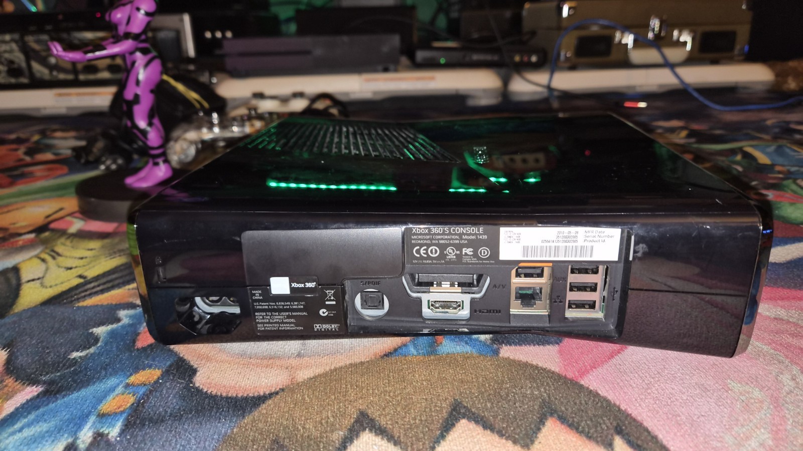 Microsoft Xbox 360 Slim 250GB Home Console – Black Bundle 6 GAMES! LOOK!