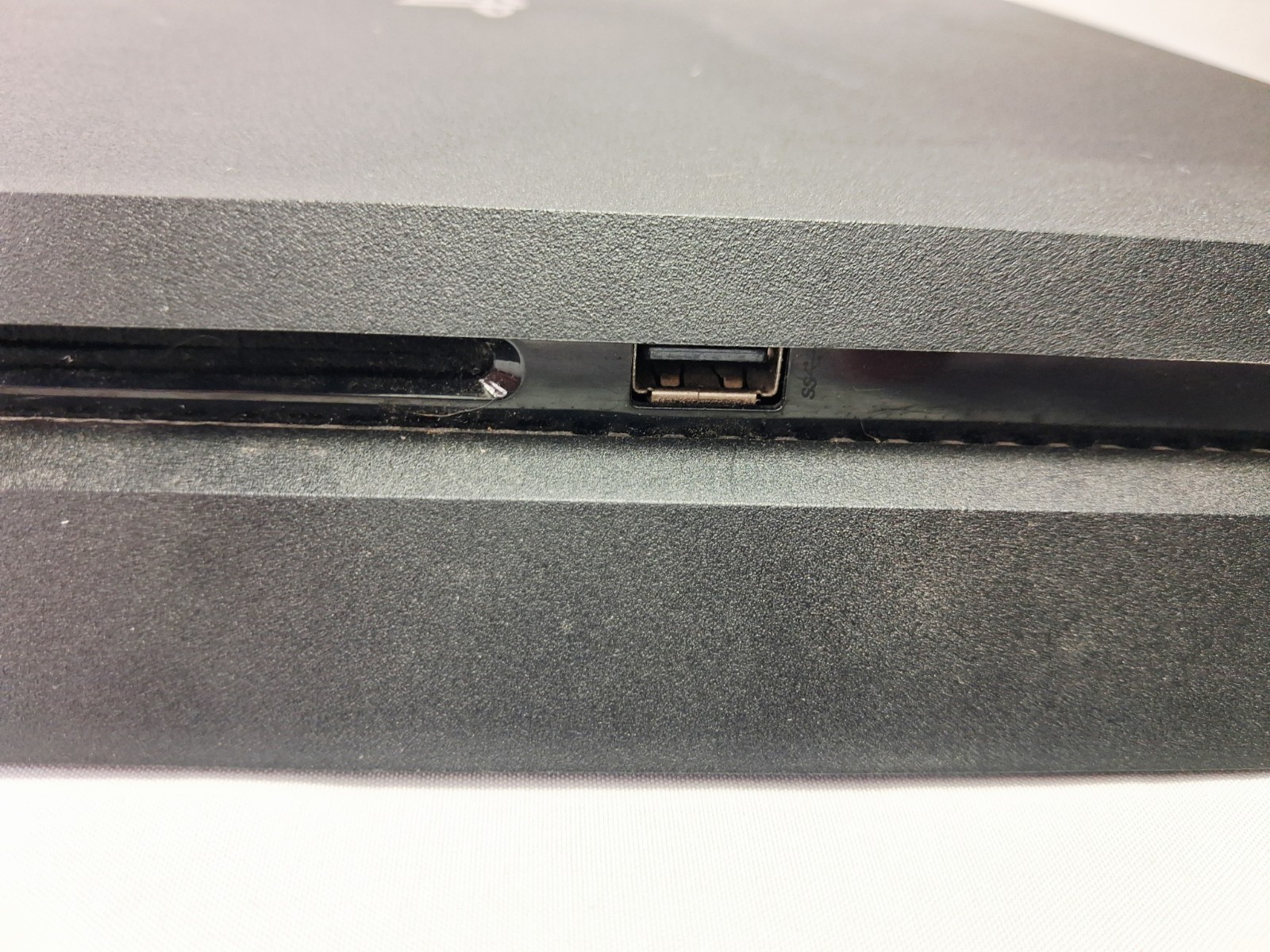 Sony PlayStation 4 PS4 Slim Console For Parts Repair Disc Drive Scratches Discs