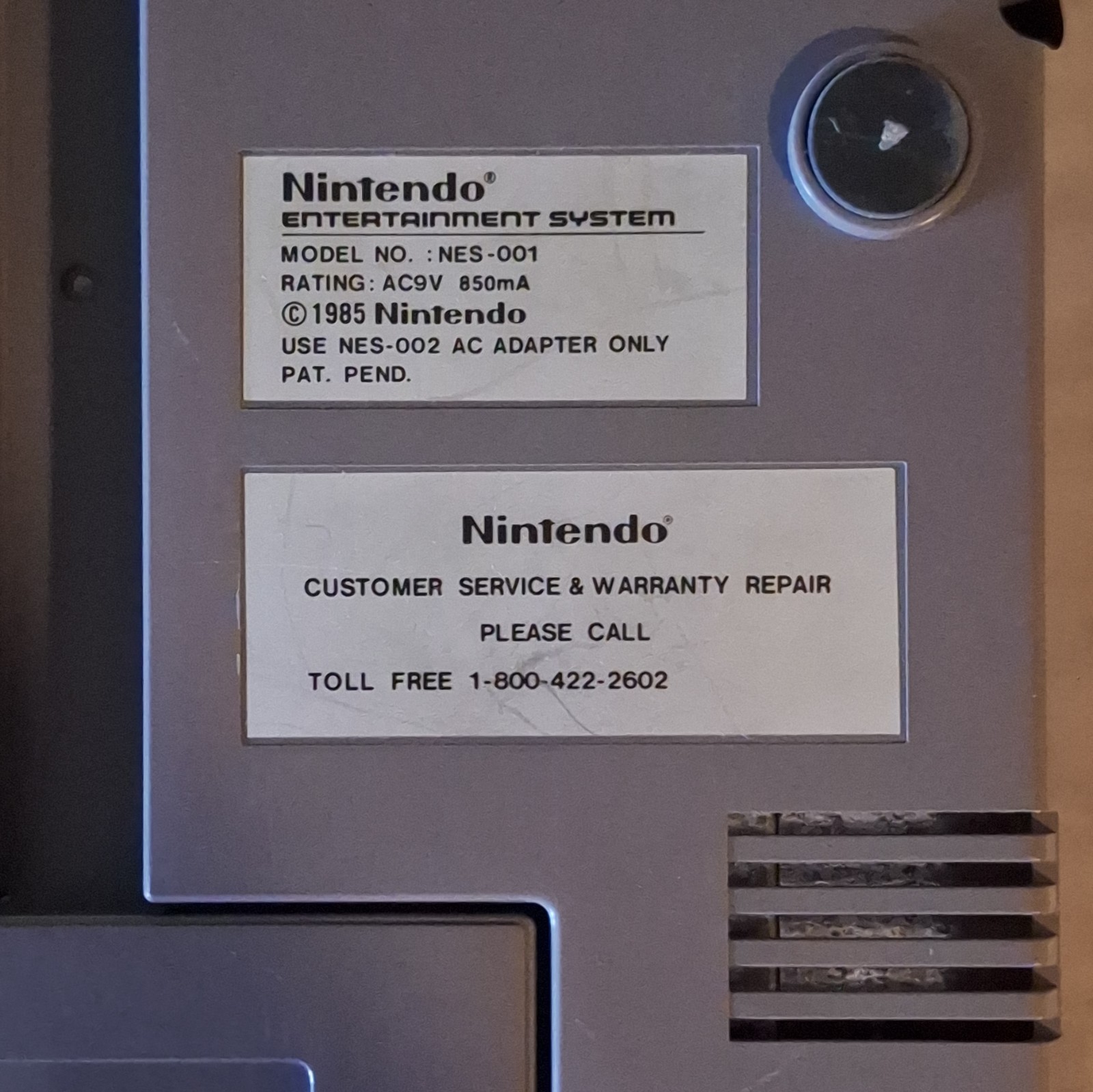 Nintendo Entertainment System (NES) Bundle w/Controllers,Power Supply AV Cables