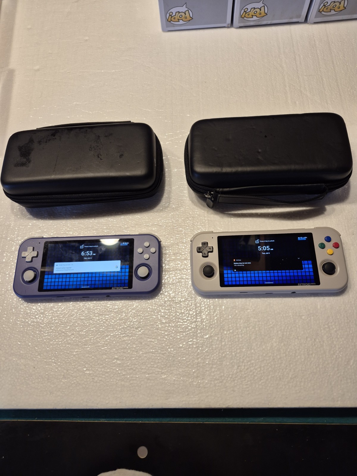 Retroid Pocket 3+ Gray 4GB RAM Handheld Retro Gaming Console LOT OF 2