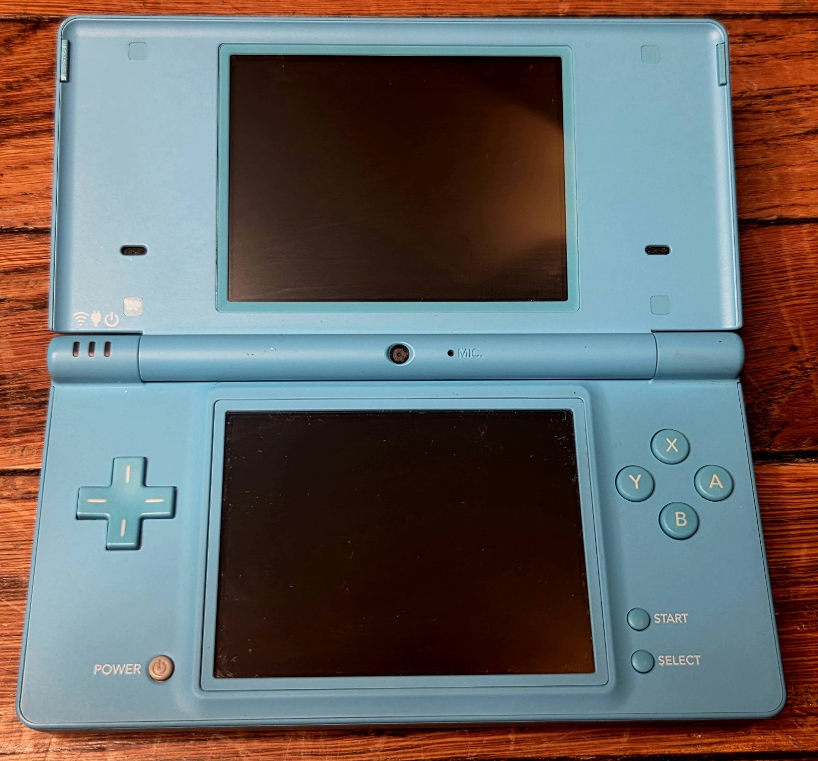 Nintendo DSi Blue Handheld Game Console TWL-001 USA Stylus + Charger Tested