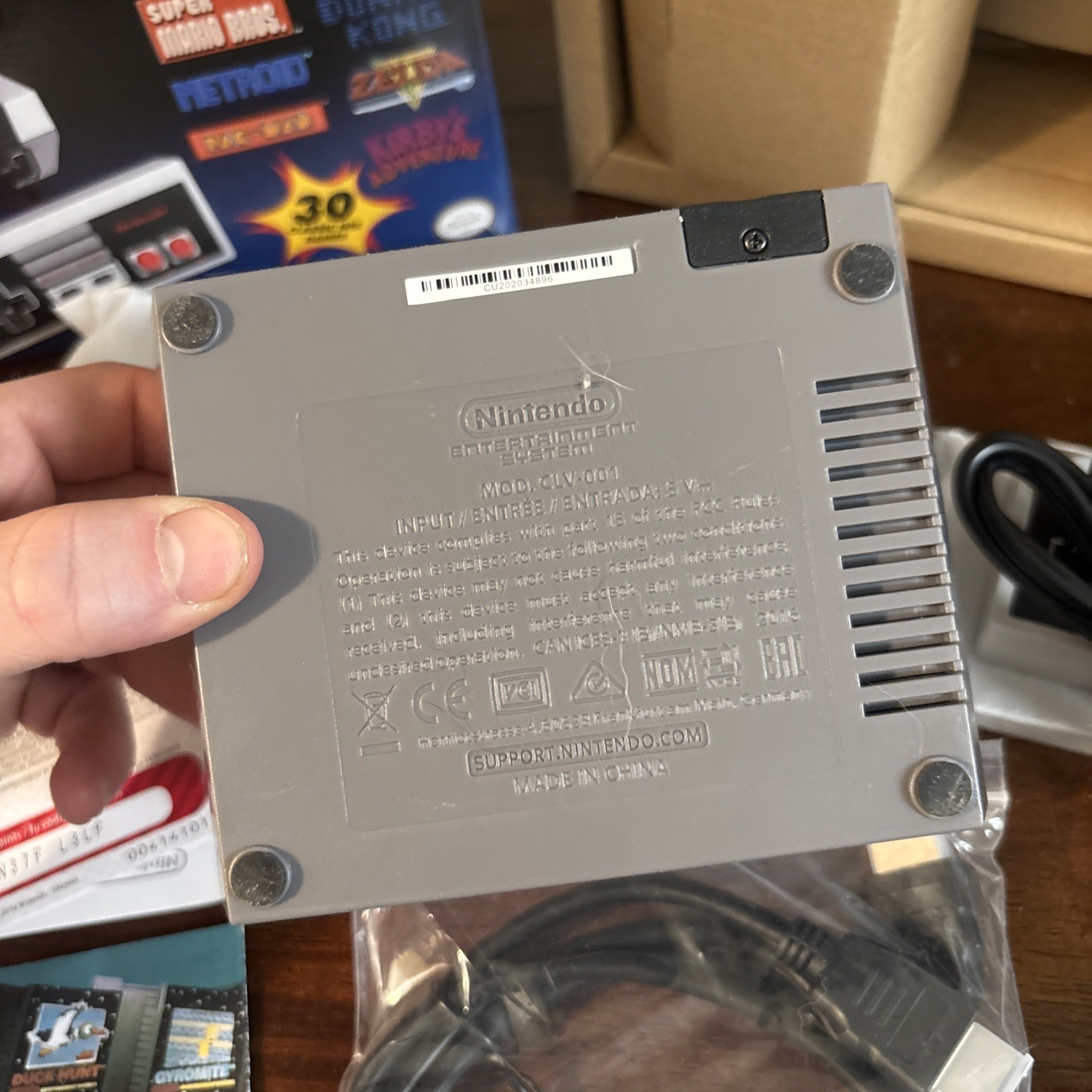 Nintendo Entertainment System 512MB NES Classic Edition Console – White/Gray Cib