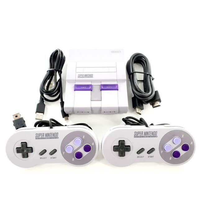 Nintendo Super NES Classic Edition Video Game Console – Gray