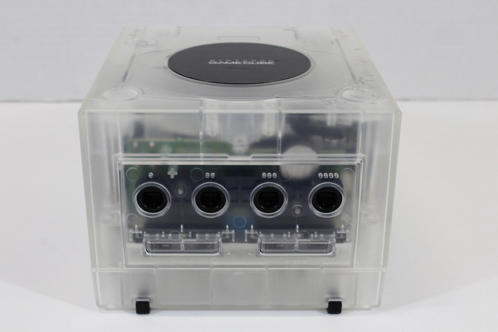Nintendo Gamecube Console Clear Transparent White NTSC-U/C DOL-001 GC RGB LED
