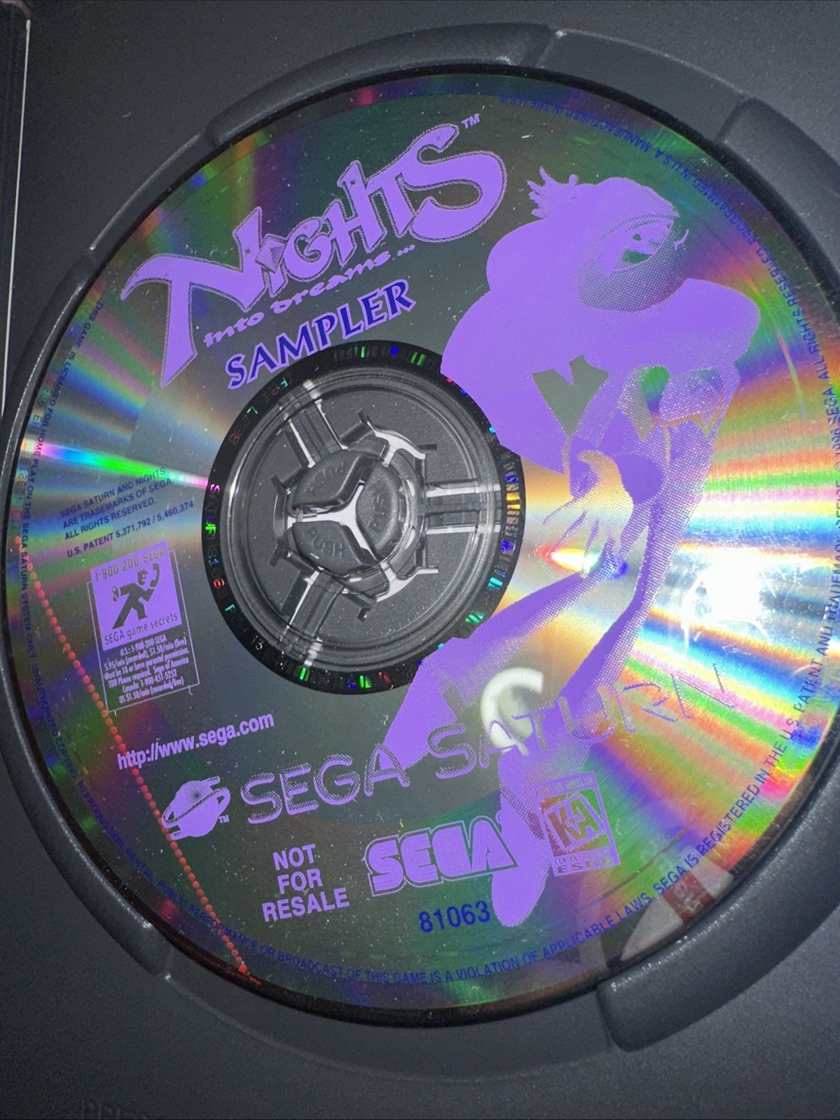 Sega Saturn Console In Original Box Working 3 Games Sampler CIB 2 Controller’s