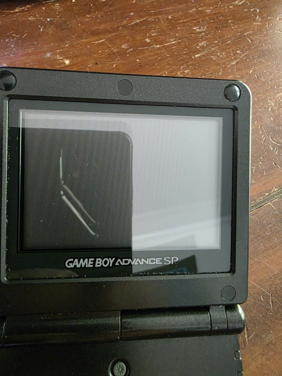 Nintendo Game Boy Advance SP Handheld – Onyx Black Very Clean Screen No Charger