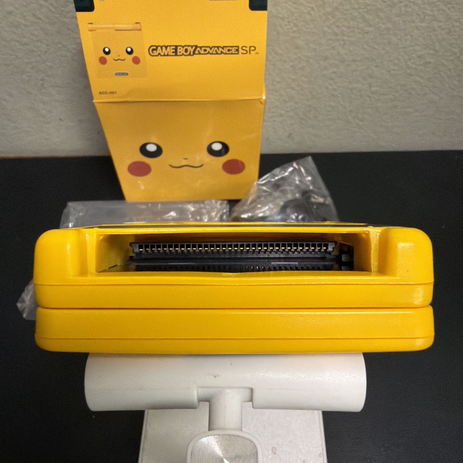 Nintendo Game Boy Advance SP Pikachu Handheld Brighter IPS Screen Yellow